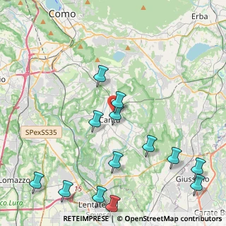 Mappa Via Maddalena Umberto, 22063 Cantù CO, Italia (5.30846)