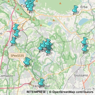 Mappa Via Maddalena Umberto, 22063 Cantù CO, Italia (5.087)