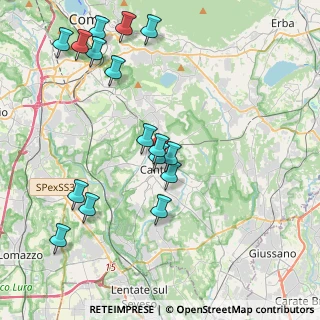 Mappa Via Maddalena Umberto, 22063 Cantù CO, Italia (4.4775)