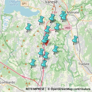 Mappa Via Camillo Benso Conte di Cavour, 21040 Castronno VA, Italia (3.50688)