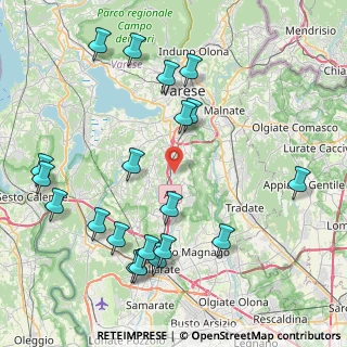 Mappa Via Camillo Benso Conte di Cavour, 21040 Castronno VA, Italia (9.696)