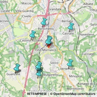 Mappa Via Garibaldi Giuseppe, 22073 Fino Mornasco CO, Italia (2.12929)