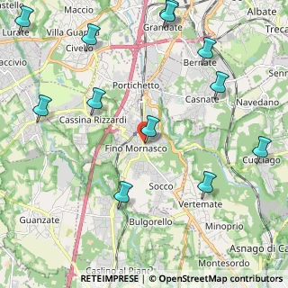 Mappa Via Garibaldi Giuseppe, 22073 Fino Mornasco CO, Italia (2.7775)