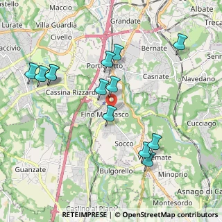 Mappa Via Garibaldi Giuseppe, 22073 Fino Mornasco CO, Italia (2.08154)