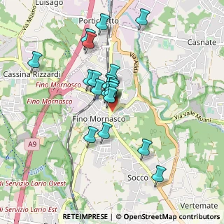Mappa Via Garibaldi Giuseppe, 22073 Fino Mornasco CO, Italia (0.7525)