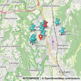 Mappa Via Adda, 21043 Castiglione Olona VA, Italia (1.21727)