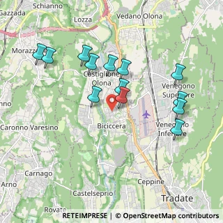 Mappa Via Adda, 21043 Castiglione Olona VA, Italia (1.88)