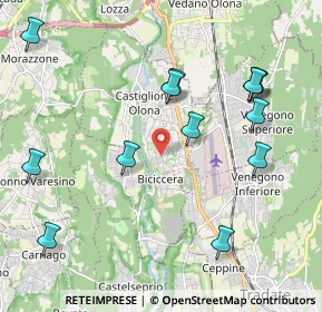 Mappa Via Adda, 21043 Castiglione Olona VA, Italia (2.30538)