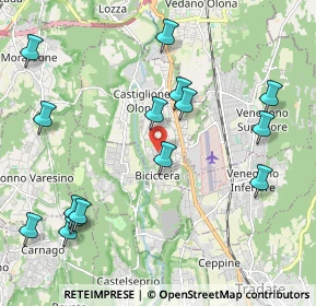 Mappa Via Adda, 21043 Castiglione Olona VA, Italia (2.40133)