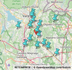 Mappa Via Adda, 21043 Castiglione Olona VA, Italia (6.12467)