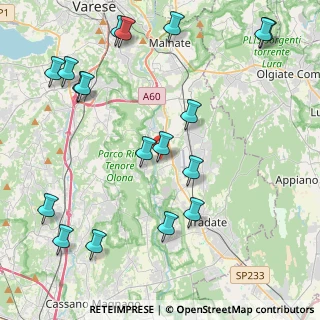 Mappa Via Adda, 21043 Castiglione Olona VA, Italia (5.23056)