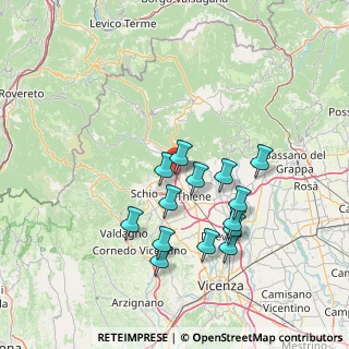 Mappa Via del lavoro, 36013 Piovene Rocchette VI, Italia (13.23571)