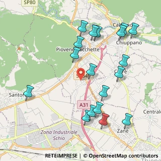 Mappa Via del lavoro, 36013 Piovene Rocchette VI, Italia (2.27389)