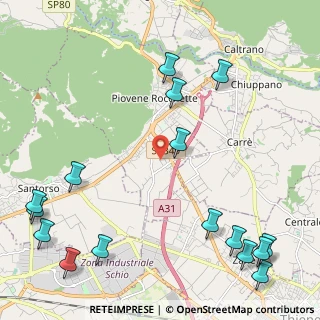 Mappa Via del lavoro, 36013 Piovene Rocchette VI, Italia (3.07563)