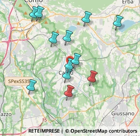 Mappa Via A. Longhi, 22063 Cantù CO, Italia (3.695)