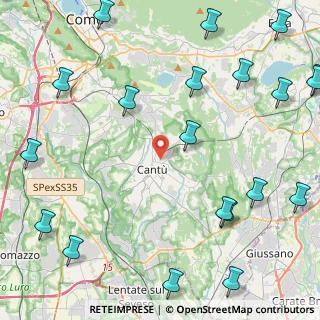 Mappa Via Nazario Sauro, 22063 Cantù CO, Italia (6.4375)