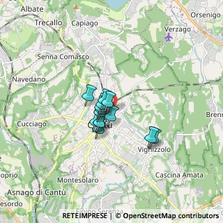 Mappa Via A. Longhi, 22063 Cantù CO, Italia (0.93)