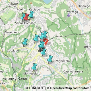 Mappa Via Giuseppe Longhi, 22063 Cantù CO, Italia (1.67917)