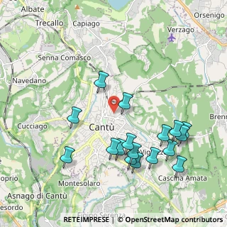 Mappa Via Giuseppe Longhi, 22063 Cantù CO, Italia (2.14235)