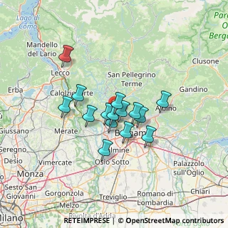 Mappa Via Padre Alberto Gazzaniga, 24031 Almenno San Salvatore BG, Italia (9.458)