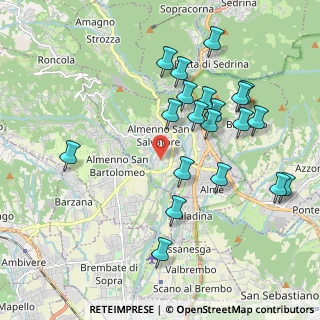 Mappa Via Padre Alberto Gazzaniga, 24031 Almenno San Salvatore BG, Italia (2.048)