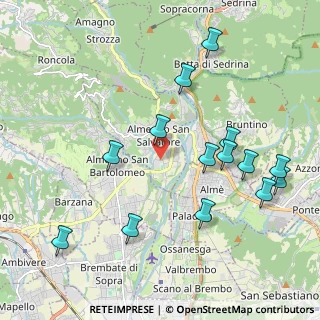 Mappa Via Padre Alberto Gazzaniga, 24031 Almenno San Salvatore BG, Italia (2.22929)