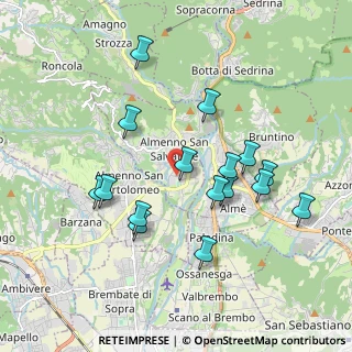 Mappa Via Padre Alberto Gazzaniga, 24031 Almenno San Salvatore BG, Italia (1.79938)
