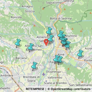 Mappa Via Padre Alberto Gazzaniga, 24031 Almenno San Salvatore BG, Italia (1.79)