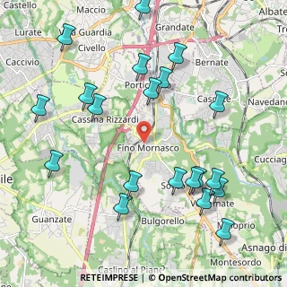Mappa Via Leoncavallo, 22073 Fino Mornasco CO, Italia (2.4145)