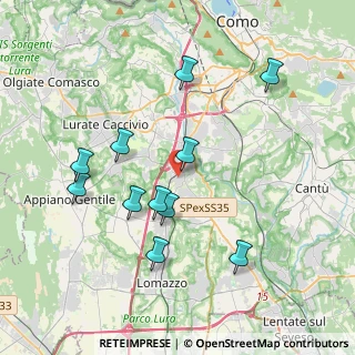 Mappa Via Leoncavallo, 22073 Fino Mornasco CO, Italia (3.79)