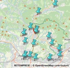 Mappa Via Roma, 24011 Almè BG, Italia (4.24944)