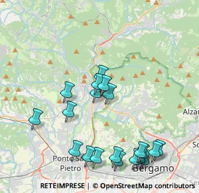 Mappa Via Roma, 24011 Almè BG, Italia (4.381)