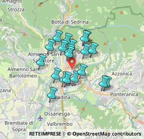 Mappa Via Roma, 24011 Almè BG, Italia (1.242)