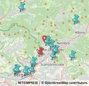 Mappa Via Busa, 24022 Alzano Lombardo BG, Italia (4.70769)