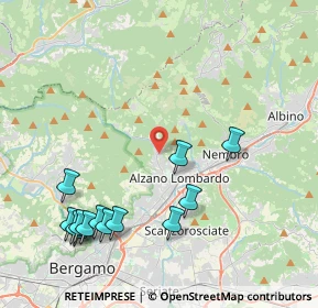 Mappa Via Busa, 24022 Alzano Lombardo BG, Italia (4.86231)