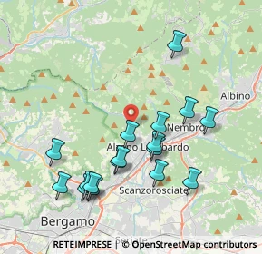 Mappa Via Busa, 24022 Alzano Lombardo BG, Italia (3.92471)