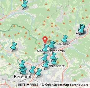 Mappa Via Busa, 24022 Alzano Lombardo BG, Italia (4.83211)
