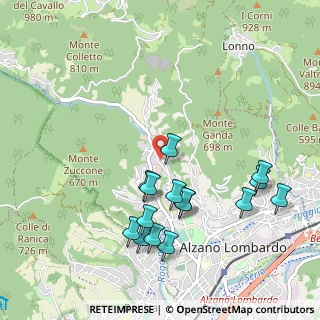Mappa Via Grumasone, 24022 Alzano Lombardo BG, Italia (1.04533)
