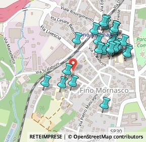 Mappa Via Scalabrini, 22073 Fino Mornasco CO, Italia (0.25517)