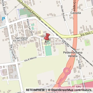 Mappa Piazza San Zeno, 1, 36022 Cassola, Vicenza (Veneto)