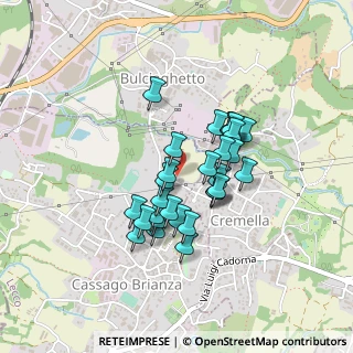 Mappa Via Maria Montessori, 23893 Cassago Brianza LC, Italia (0.33103)
