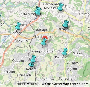 Mappa Via Maria Montessori, 23893 Cassago Brianza LC, Italia (2.35636)