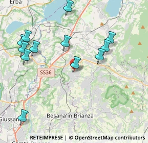 Mappa Via Maria Montessori, 23893 Cassago Brianza LC, Italia (4.5175)