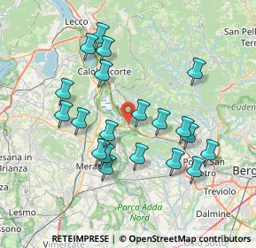 Mappa Piazza Santo Stefano, 24034 Cisano Bergamasco BG, Italia (7.167)