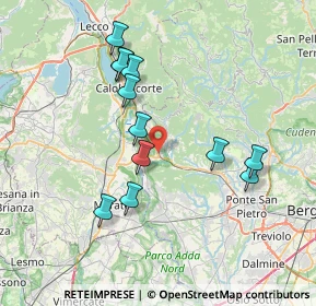 Mappa Piazza Santo Stefano, 24034 Cisano Bergamasco BG, Italia (7.05667)