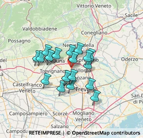 Mappa Via Rialto, 31050 Povegliano TV, Italia (9.701)