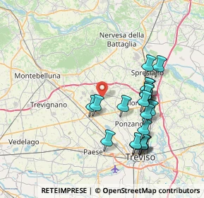 Mappa Via Rialto, 31050 Povegliano TV, Italia (7.316)