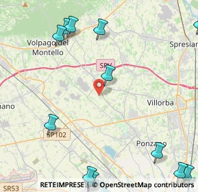Mappa Via Rialto, 31050 Povegliano TV, Italia (6.58)