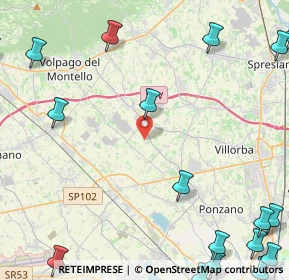 Mappa Via Rialto, 31050 Povegliano TV, Italia (7.516)