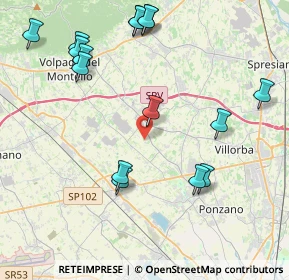 Mappa Via Rialto, 31050 Povegliano TV, Italia (4.74)